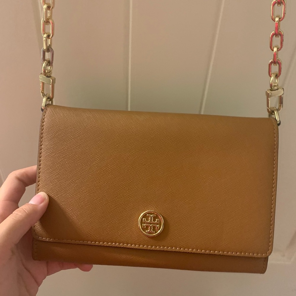 Tory Burch tan crossbody